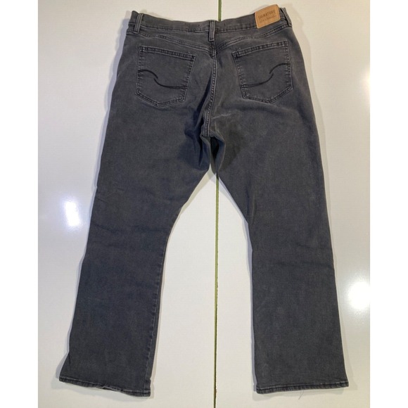 Levi's Denim - Authentic Signature Levis Denim Jeans black high rise kick boot W32X14 women
